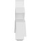 Ekena Millwork Davenport Architectural Grade PVC Gable Bracket, 96"W x 16"H x 4"D x 4"F, 4/12 Pitch GBP096X16X0404DAV00 - alternate 2